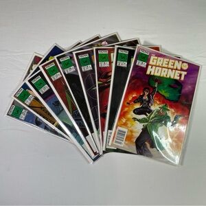 THE GREEN HORNET LOT of 9 COMIC BOOKS 1990 APR # 6 THRU FEB #14 NOW COMICS NEW.